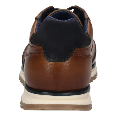 Mens Bugatti A021P Cognac Trainers - Cognac