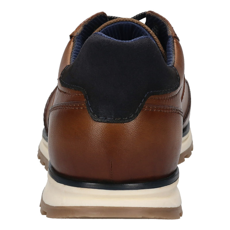 Mens Bugatti A021P Cognac Trainers - Cognac