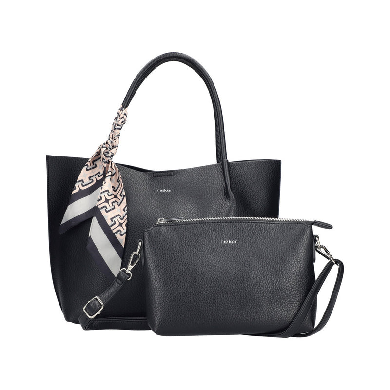Womens Rieker H1399 Shoulder Bag - Black