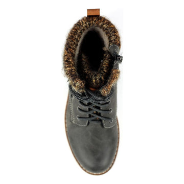 Womens Lunar Millie Waterproof Ankle Boots - Grey