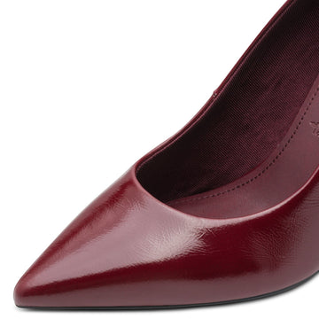 Womens Tamaris 22480 Court Shoes - Merlot
