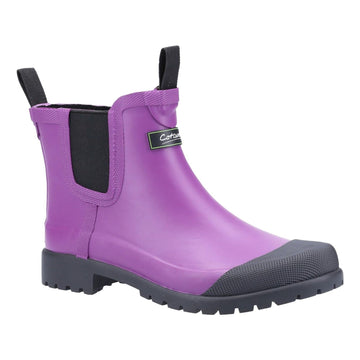 Womens Cotswold Blenheim Ankle Wellingtons - Purple