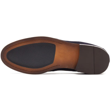 Mens Base London Slate  Loafers - Navy