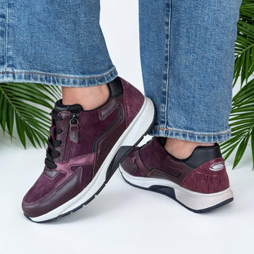 Womens Gabor 0106 Trainers - Mulberry