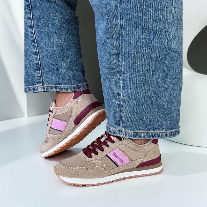 Womens Refresh 176092 Trainers - Beige