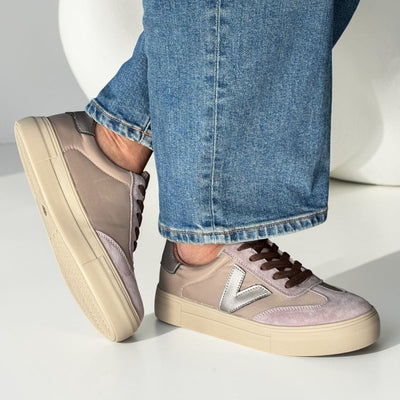 Womens Drilleys Signature Ninety Trainers - Divine