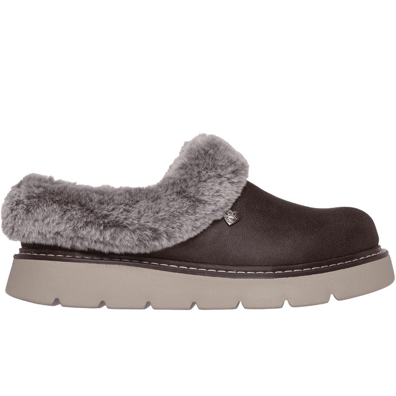 Womens Skechers Bobs Keepsakes Lite Slippers - Chocolate