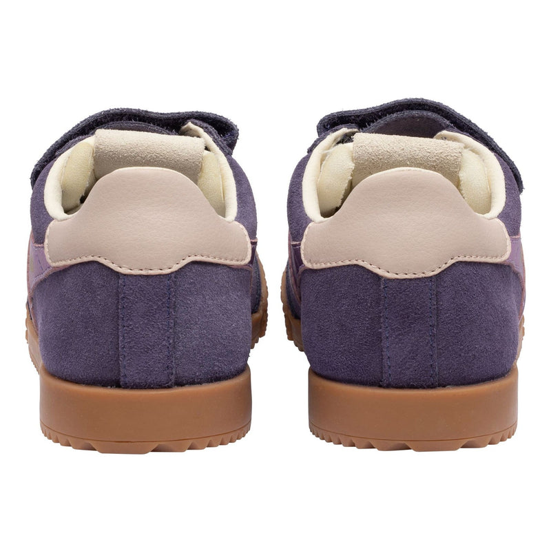 Girls Gola Elan Glitz Plum Trainers - Plum