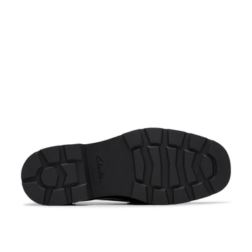 Girls Clarks Lauryl Tassel School Shoes - Black Patent