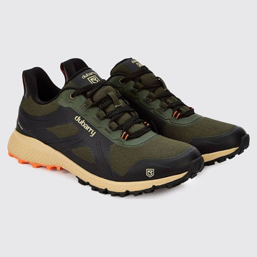 Mens Dubarry Kempton 3822 Black And Green Trainers - Black And Green