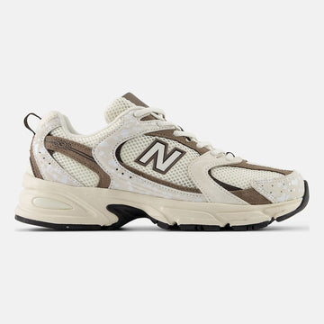 Unisex New Balance 530 Suede Trainers - Brown Animal Print