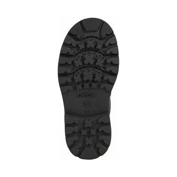 Infant Boys Geox Shaylax Black School Shoes - Black
