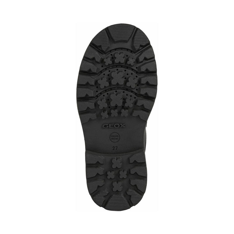 Infant Boys Geox Shaylax Black School Shoes - Black