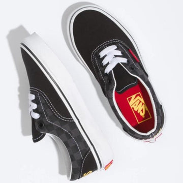Vans Kids Era Black Flame Logo Repeat - Black