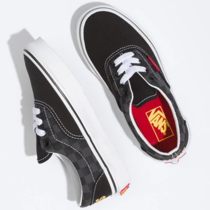 Vans Kids Era Black Flame Logo Repeat - Black