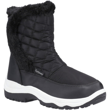 Womens Cotswold Butterrow Snow Boots - Black