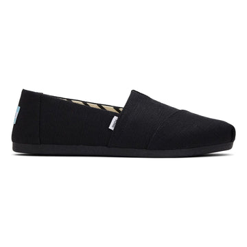 Womens Toms Alpargata Espadrilles - Black with Black