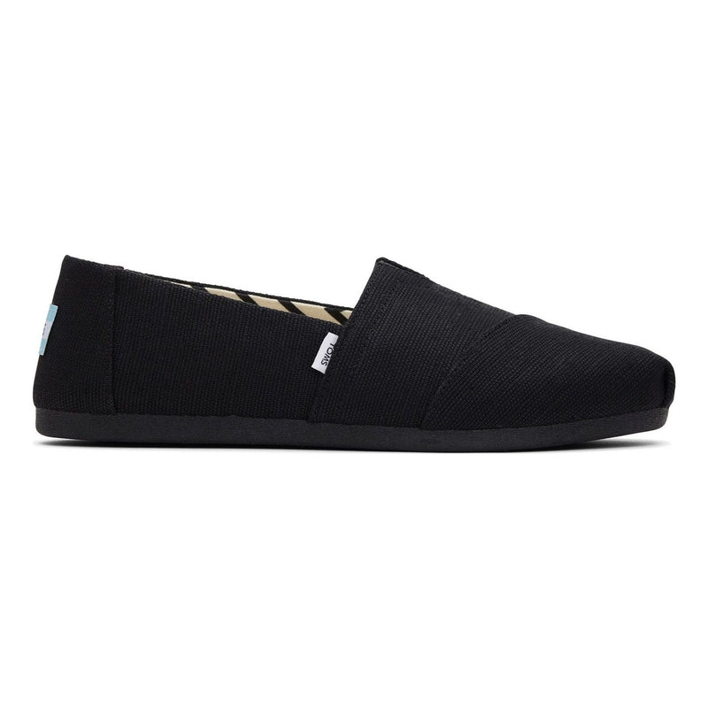 Womens Toms Alpargata Espadrilles - Black with Black