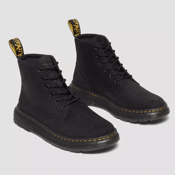 Mens Dr Martens Crewson Buffbuck Leather Casual Chukka Boots- Black - Black