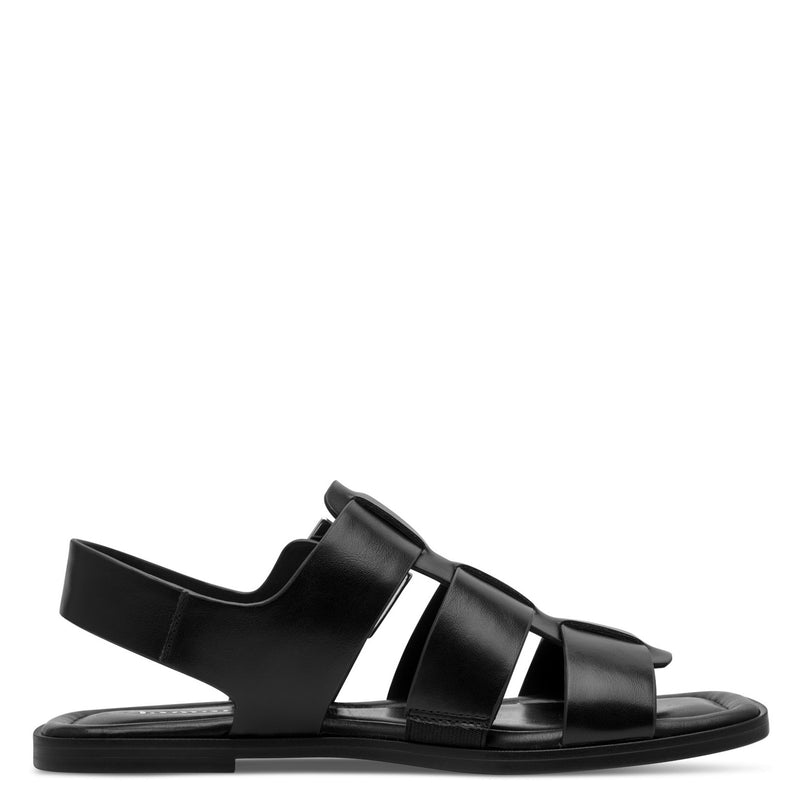Womens Tamaris 28117 Black Sandals - Black
