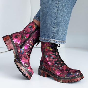 Womens Rieker 72627 Pink Boots - Pink