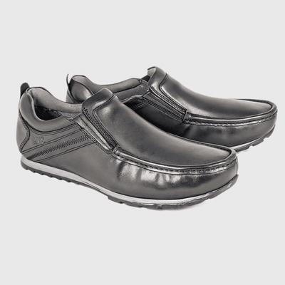 Boys AV8 By Dubarry Kobe Causal Slip On School Shoes - Black
