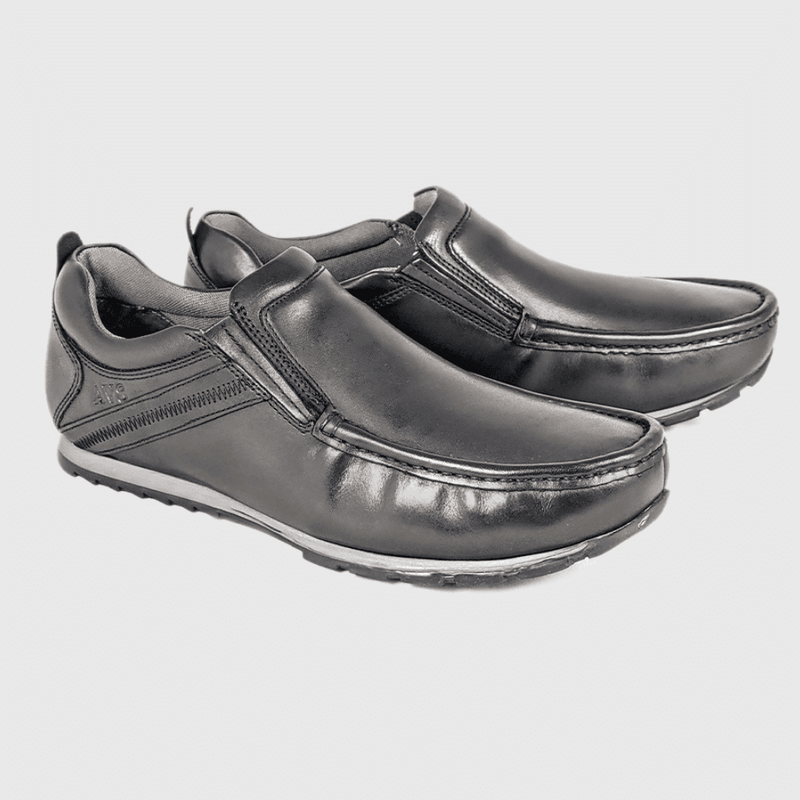 Boys AV8 By Dubarry Kobe Causal Slip On School Shoes - Black
