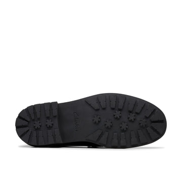 Girls Clarks Orinoco3 Edge School Shoes - Black