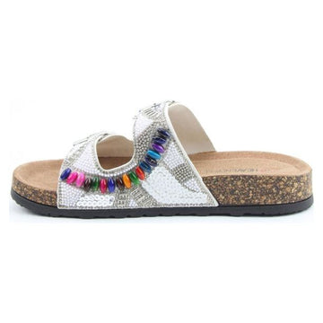 Womens Heavenly Feet Jess Sandals - White
