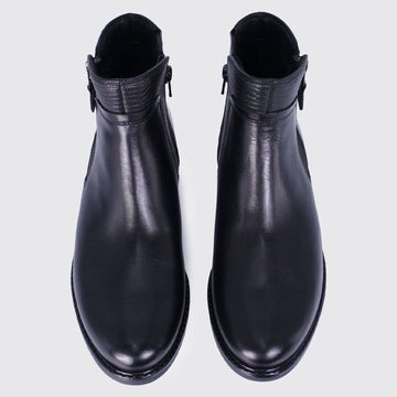 Womens Dubarry Cierra Leather Ankle Boots - Black
