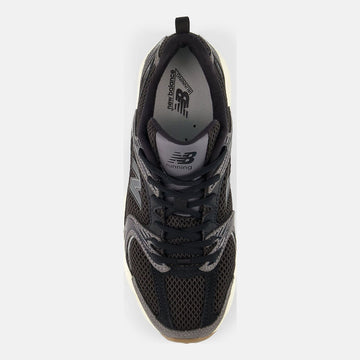 Unisex New Balance 530 Suede Trainers - Black with Grey