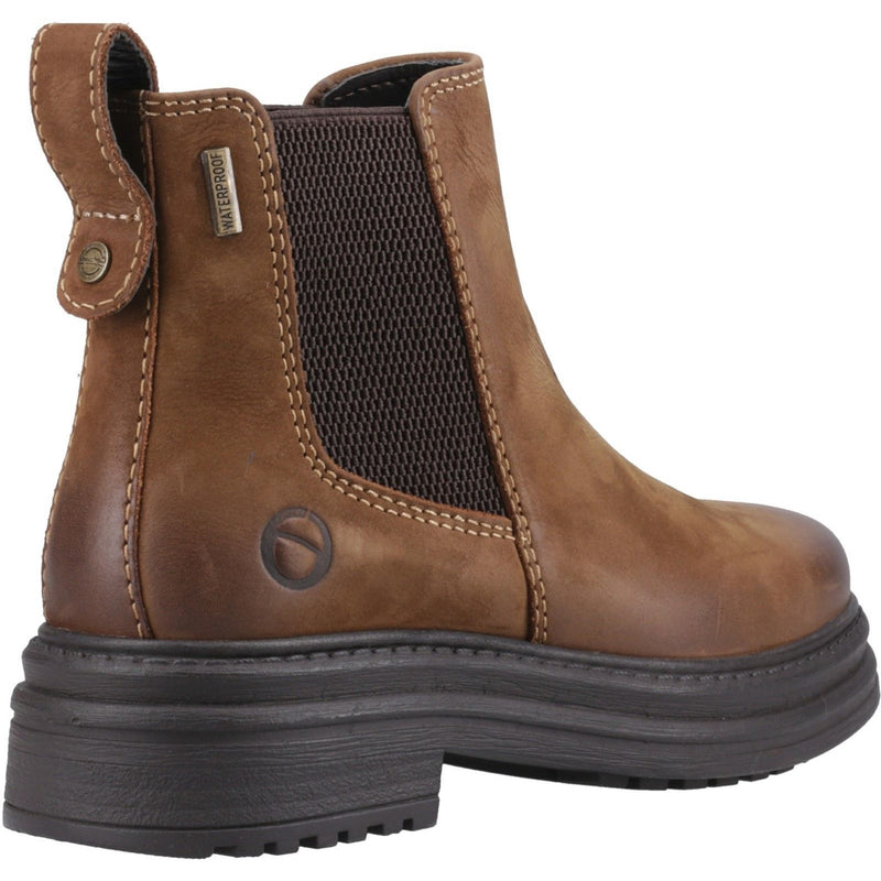 Womens Cotswold Aldworth Ankle Boots - Tan