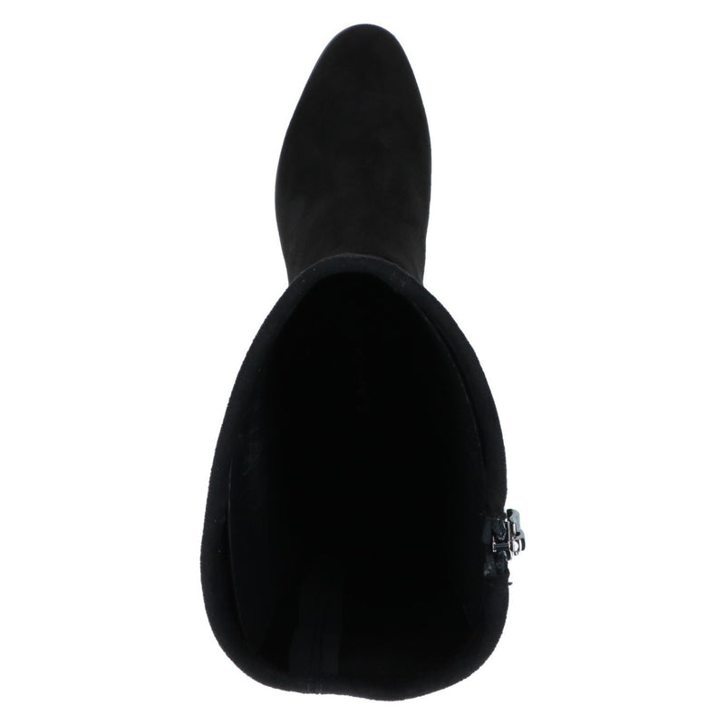 Womens Caprice 25503 Long Boots - Black Stretch
