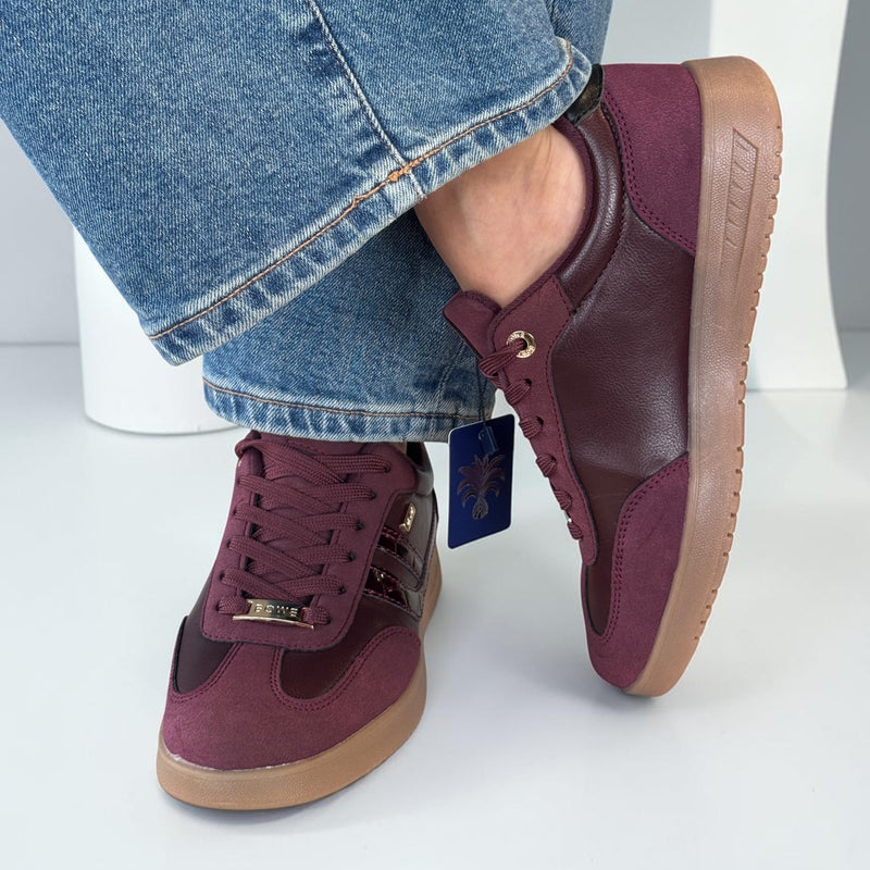 Womens Lloyd & Pryce Borland Shiels Cabernet Trainers - Shiels Cabernet