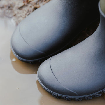 Unisex Cotswold Winfield Short Green Wellingtons - Green