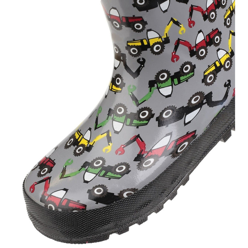 Kids Cotswold Puddle Wellingtons - Digger