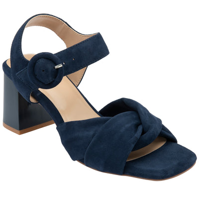 Womens Lotus ULS622 Maria Open-Toe Sandals - Navy