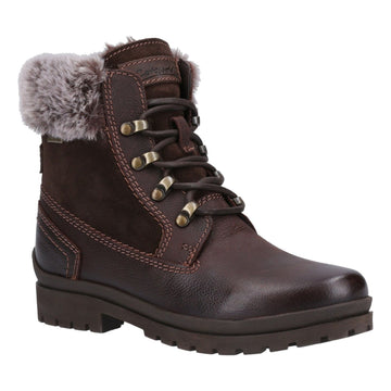 Womens Cotswold Evenlode Brown Ankle Boots - Brown