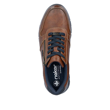 Mens Rieker B0513 Brandy Casual Shoes - Brandy