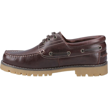 Mens Cotswold Inglecote Casual Lace-up Shoes - Brown Leather