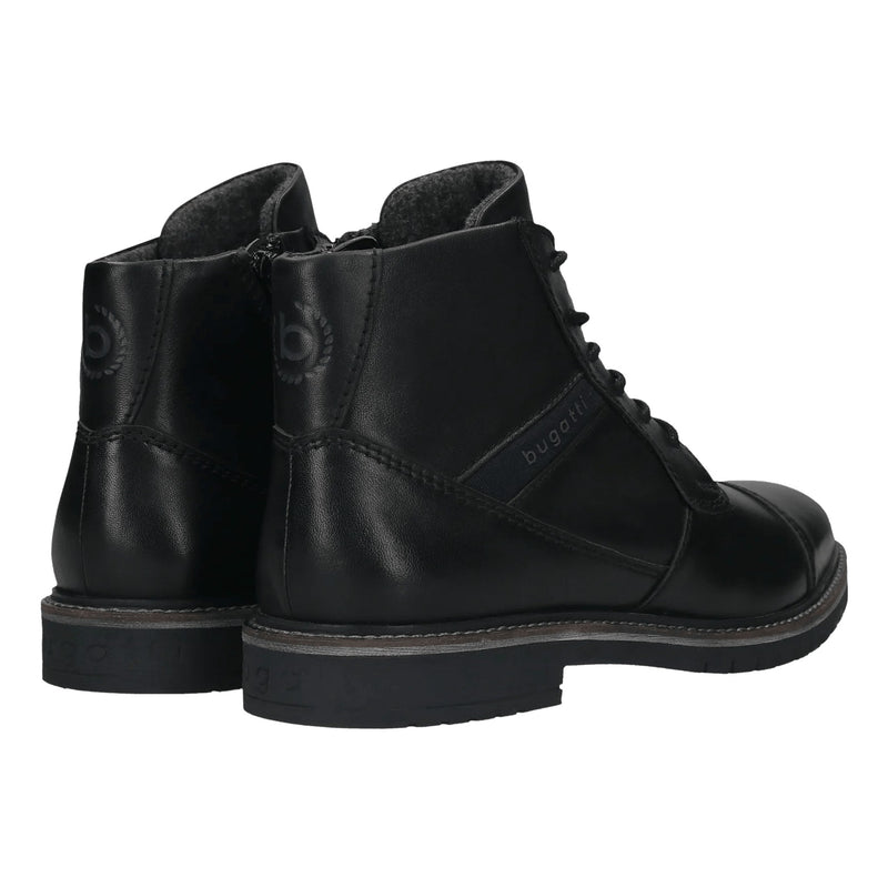 Mens Bugatti 8373A Ankle Boots - Black