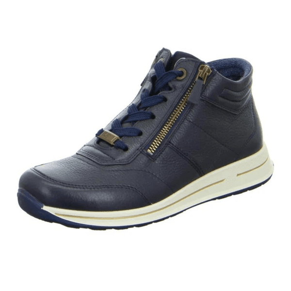 Womens Ara Osaka Navy Double Zip - Navy
