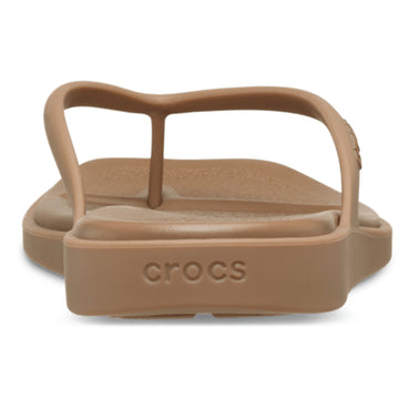Womens Crocs Miami Flip Flops - Milk Chocolate