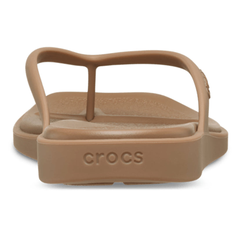Womens Crocs Miami Flip Flops - Milk Chocolate
