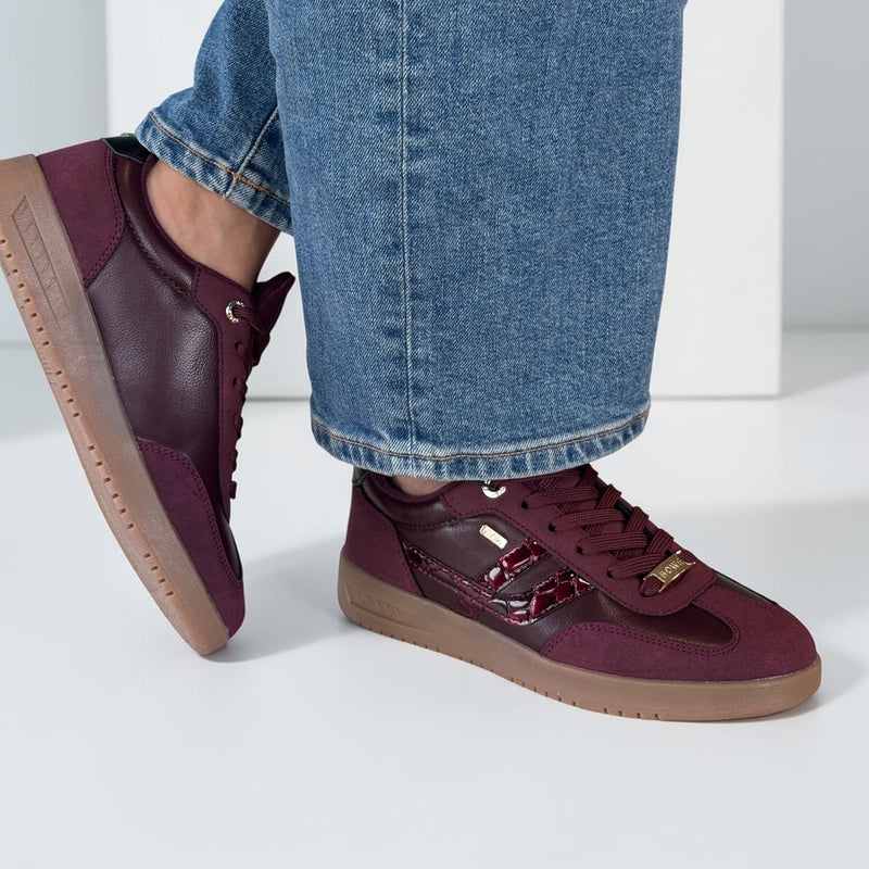 Womens Lloyd & Pryce Borland Shiels Cabernet Trainers - Shiels Cabernet