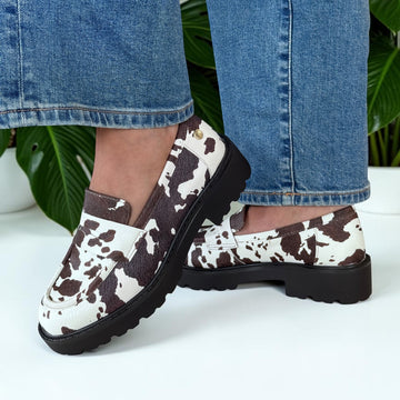 Womens Xti 146255 Cow Loafers - Cow