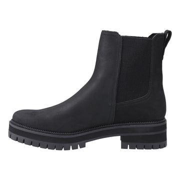 Womens Toms Bennet Ankle Boots - Black with Black