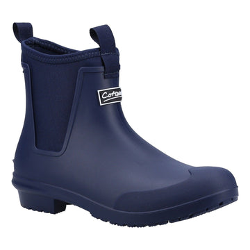 Womens Cotswold Grosvenor Ankle Wellingtons - Navy