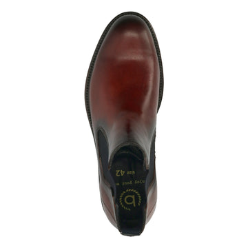 Mens Bugatti A0A32 Mid Brown Chelsea Boots - Mid Brown