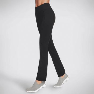 Womens Skechers Ladies Go Walk Petite Pant Trousers - Black